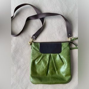 Kate Landry crossbody purse in olive green
